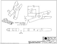Drawing for  Size 20, Hose Clamp Plier for W405