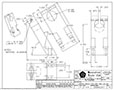 Drawing for  Size 5, 60 Degree Bench Mount