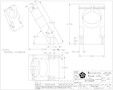 Drawing for Size 30, 60 Degree Bench Mount
