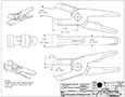 Drawing for Size 30, High Leverage 90 Degree Angle End Nipper Blade