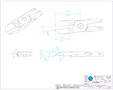 Drawing for Size 10 Long 0 Degree Inline Offset Nipper Blade