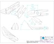 Size 10, 45 Degree Reverse Action Nipper Blade - 2