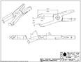 Drawing for Size 20, 70 Degree Angle End Nipper Blade with Elongated Jaw