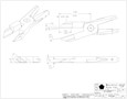 Size 20 Long 0 Degree Inline Nipper Blade with Special Hone - 2